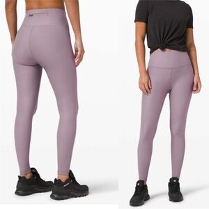 Women's Lavender High-Waisted Leggings